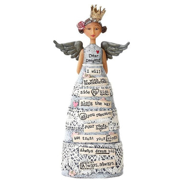 The Pink Pigs Figurines Dear Daughter Kelly Rae Roberts Angel Figurine